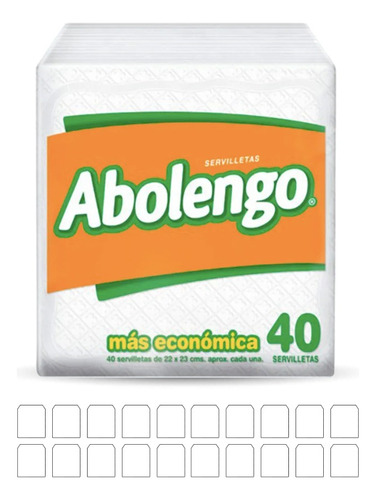 Abolengo Servilleta Cóctel 20 X 40 Unid