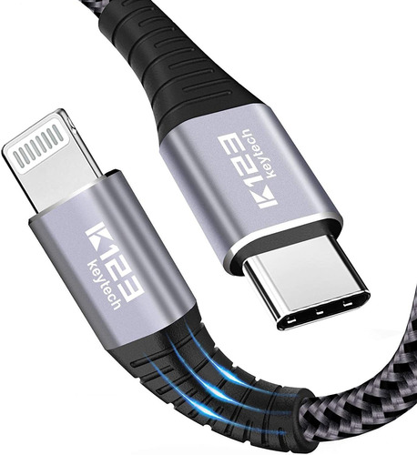 Usb C Para Cable Rayo   Pies Mfi Manzana Nylon Certific...