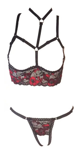 Conjunto Lenceria Erotica Ropa Interior Sexy Encaje | MercadoLibre