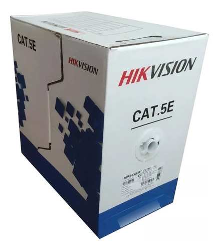 Bobina De Cable Utp Hikvision 305 Mts Cat 5e 100% Cobre