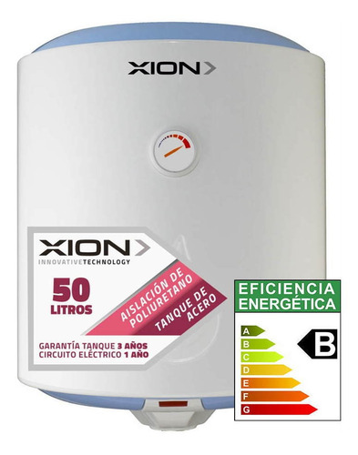 Termotanque Xion Mod. Xi-cal50 Acero 50 L 1500 W