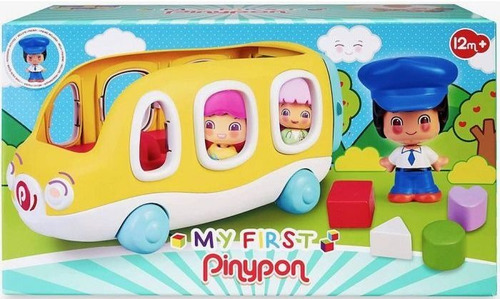 Mi Primer Pinypon - Autobus Con Piezas Encajables - 1 Figura