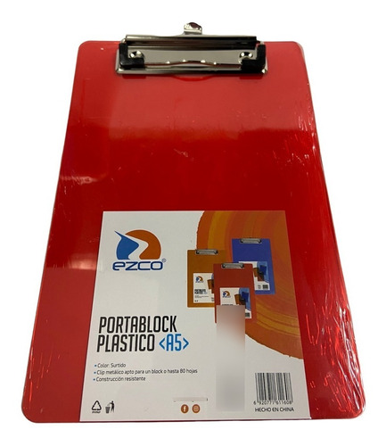 Porta Block Ezco Placa Acrilica A5 