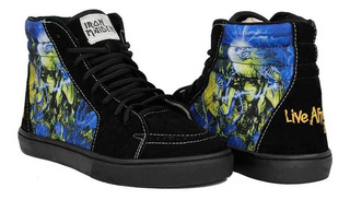 tenis vans iron maiden