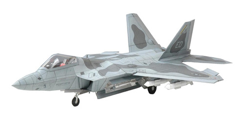 Kit De Montaje De Modelos De Papel 3d F22 Fighter Assemble