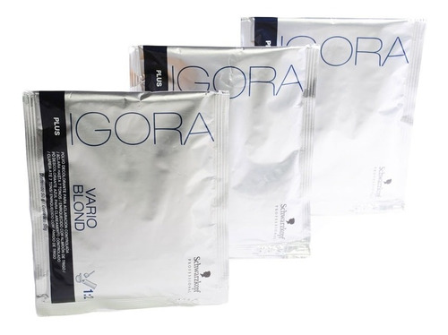 Kit X 3 Schwarzkopf Igora Vario Blond Plus Polvo Decolorante