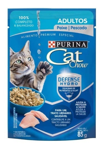 Sachet Cat Chow Adulto Pescado 15 Un.