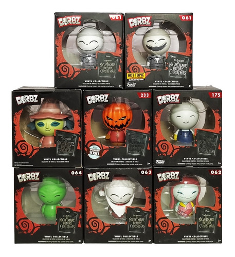 The Nightmare Before Christma 8 Funko Dorbz Año2015 Original (Usado)