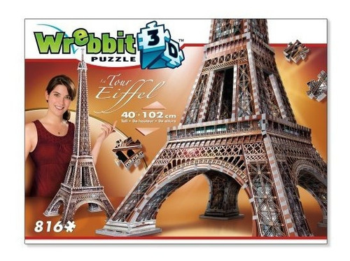 Rompecabezas Torre Eiffel Wrebbit 3d Jigsaw Puzzle Standard