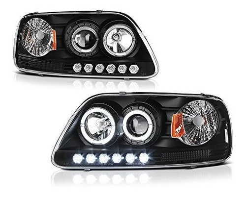 Faro Delantero - Para 1997-2003 Ford F150 Pickup Truck Led H