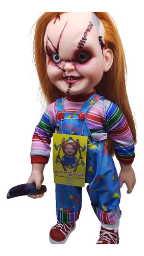 Muñeco Diabólico Chucky Good Guys Cicatriz Malo Luz Y Sonido