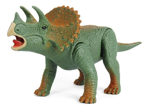 Dinossauro Triceratops 30cm Dino Island 1555 - Silmar