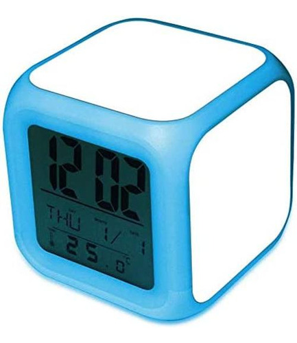Innosub Reloj Despertador Digital De Cambio De Color Con