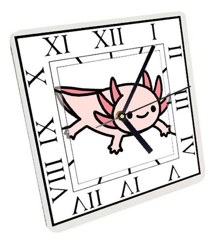 Reloj Madera Brillante Pared Y Mesa Dibujos De Animales A190