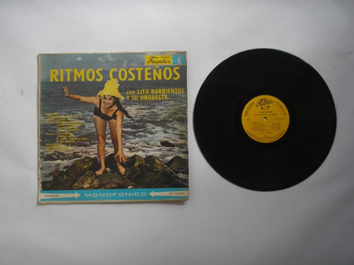 Lp Vinilo Lito Barrientos Y Su Orquesta Ritmos Costeños1966