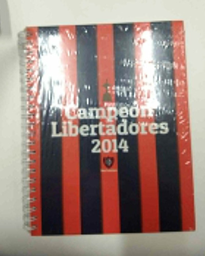 Cuaderno A4 San Lorenzo 96hjs Ray Campeones Tapa Dura +regla
