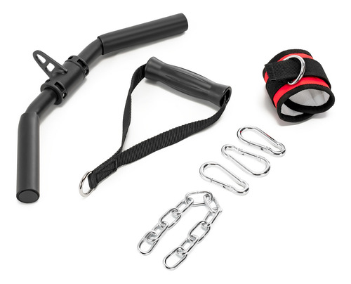 Jaula De Potencia Rack Con Polea Y Banco Sm-7393