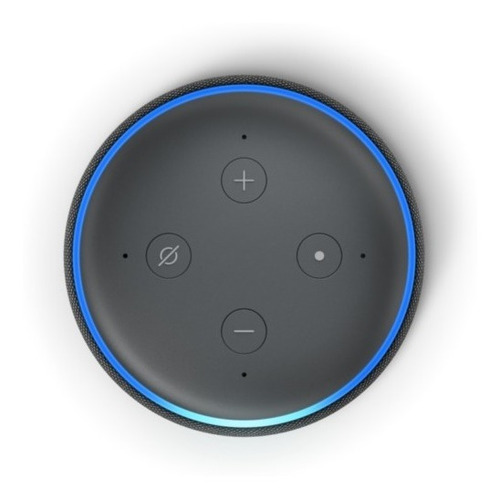 Echo Dot 3ª Geração Smart Speaker Com Alexa Amazon Bivolt Cor Preto 110V/220V