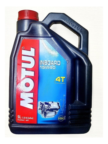 Lubricante Motul Inboard 15w40 Marino X 5 Litros Diesel