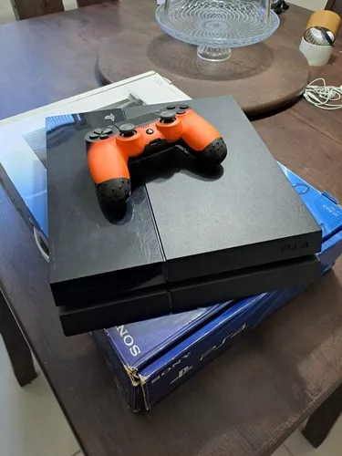 Playstation 4 Ps4 Fat 1 Controle Original + Jogo Grátis - Escorrega o Preço