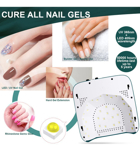 Lámpara De Uñas Led Inalámbrica, Secadora De Uñas Bet, Luz D