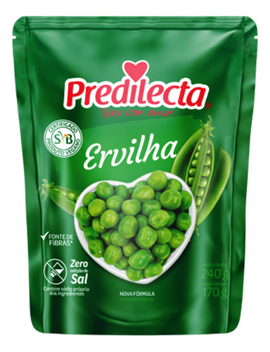 Ervilha em Conserva Predilecta Sachê 170g