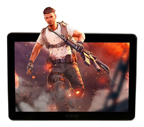 Tablet con funda Kanji Lander KJ-AC02 10.1" con red móvil 32GB negra y 2GB de memoria RAM