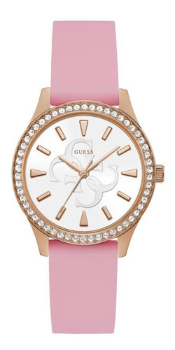 Relógio Guess Feminino Rosa Silicone Gw0359l3