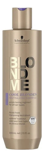 Shampoo Blondme Schwarzkopf 300ml Matizador Cool Blondes