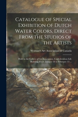 Libro Catalogue Of Special Exhibition Of Dutch Water Colo...