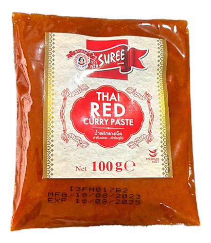 Curry Rojo 100 Gr - Origen Tailandia