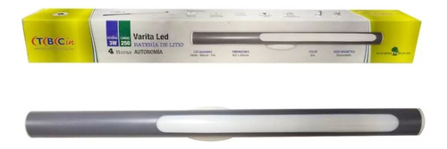 Varita Led Escritorio/guardaropas Autónoma Recargable 3w