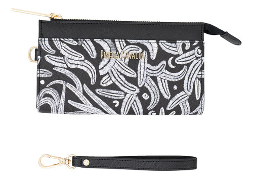 Bolsa Cheen Pineda Covalin Diseño Quetzalcóatl Blanco/negro Color Blanconegrobcsq