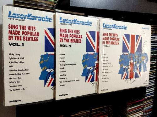 Laserdisc Karaoke / The Beatles Vol. 1,2 Y 4 / De Colección*