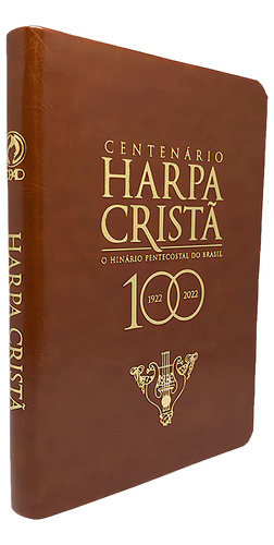 Harpa Cristã Grande Capa Luxo Couro