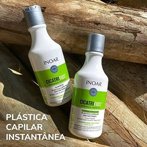 Inoar Kit Cicatrifios Shampoo 1l + Condicionador 1l