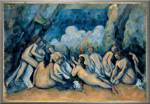 Cuadro Los Grandes Bañistas De Paul Cézanne - 1894 A 95
