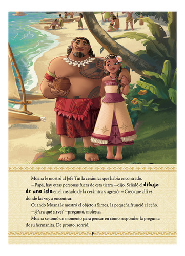 Libro Isla Perdida (moana 2 - Disney)