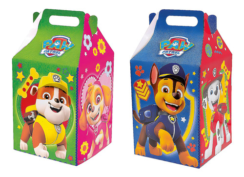 Cajita Feliz Para Armar Paw Patrol X6 - Cotillón Waf