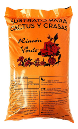Sustrato Premium Para Cactus Crasas Suculentas Bolson 25dm3
