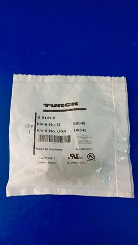 Turck B 8141-0 Conector Cableable