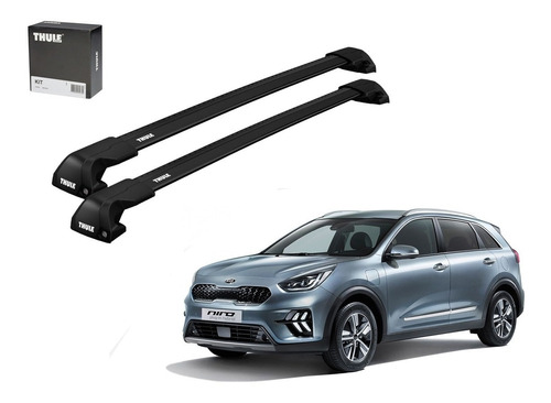 Juego Barras Thule Wingbar Evo Edge Black Kia Niro