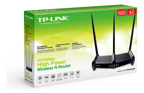 Router Tp-link Inalámbrico N De Alta Potencia De 450mbps