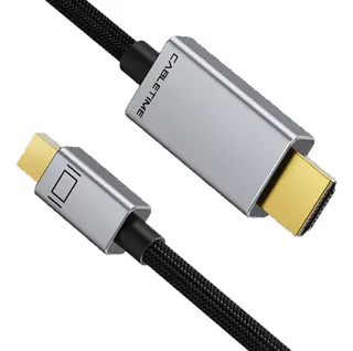 Cable Led 1m Mini Displayport - Hdmi 2.0 4k Tv Video Premium