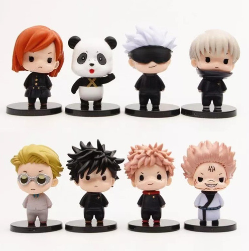 Figuras Jujutsu Kaisen X 8 Hermosas