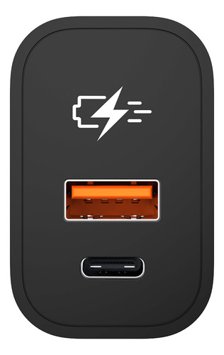 Carregador De Parede Com 1 Porta Usb 1 Type-c 20w Pd Vx Case