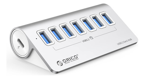 Orico Usb 3.0 Hub Aluminum [5gbps], 7 Port Usb 3.0 Data Hub1