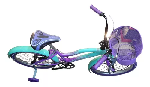 Bicicleta Infantil Gw Siren Rin 20 Niñas Canasta