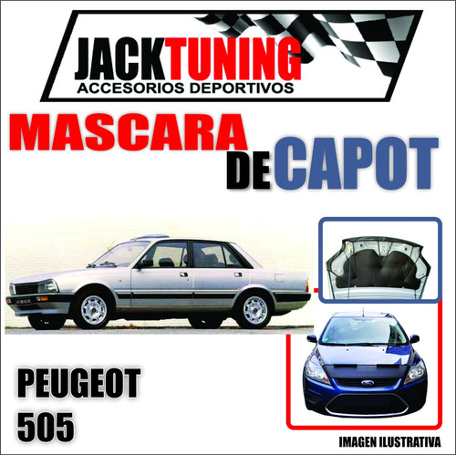 Mascara De Capot Peugeot 505 En Ecocuero