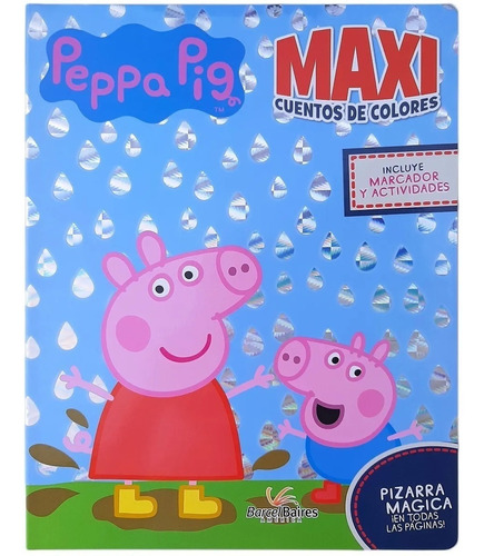 Libro Peppa Pig · Maxi Cuentos De Colores · Pizarra Mágica